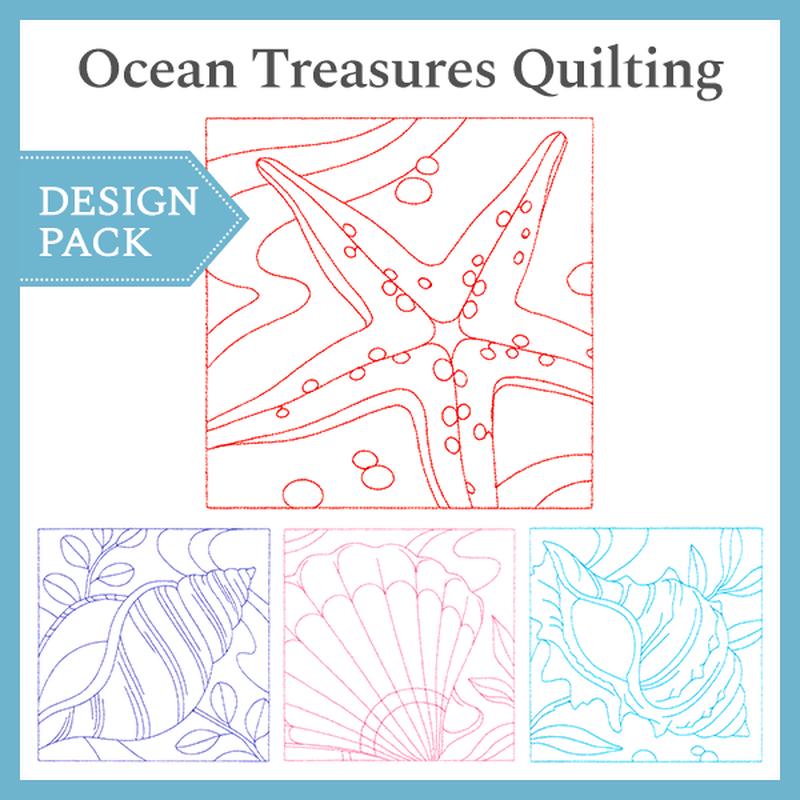 A Ocean Treasures Quilting Design Pack
