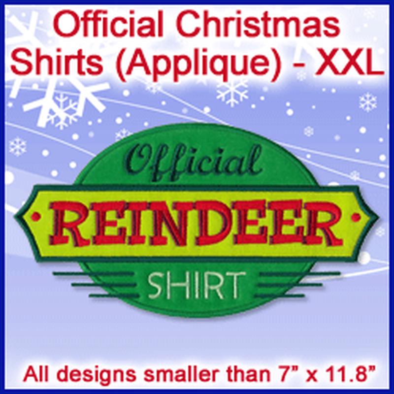 A Official Christmas Shirts (Applique) Design Pack