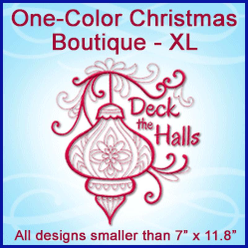 A One-Color Christmas Boutique Design Pack