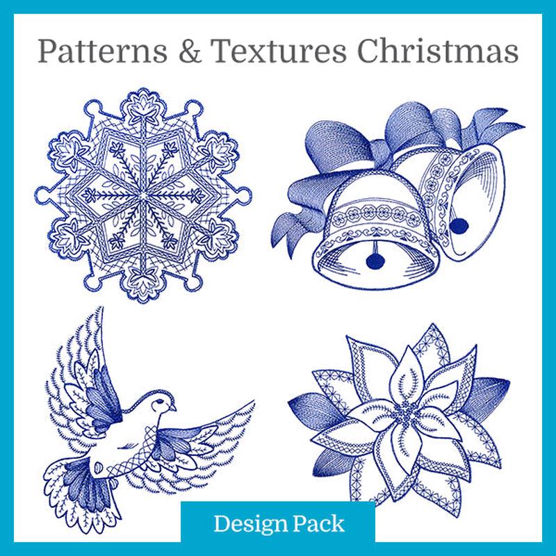 A Patterns & Textures Christmas Design Pack