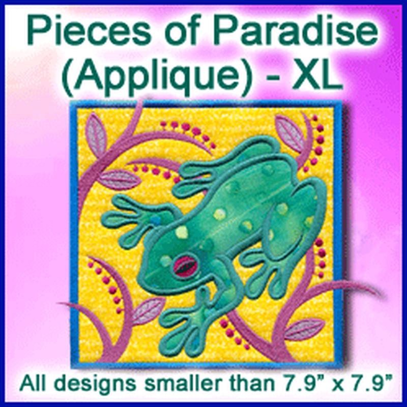 A Pieces of Paradise (Applique) Design Pack