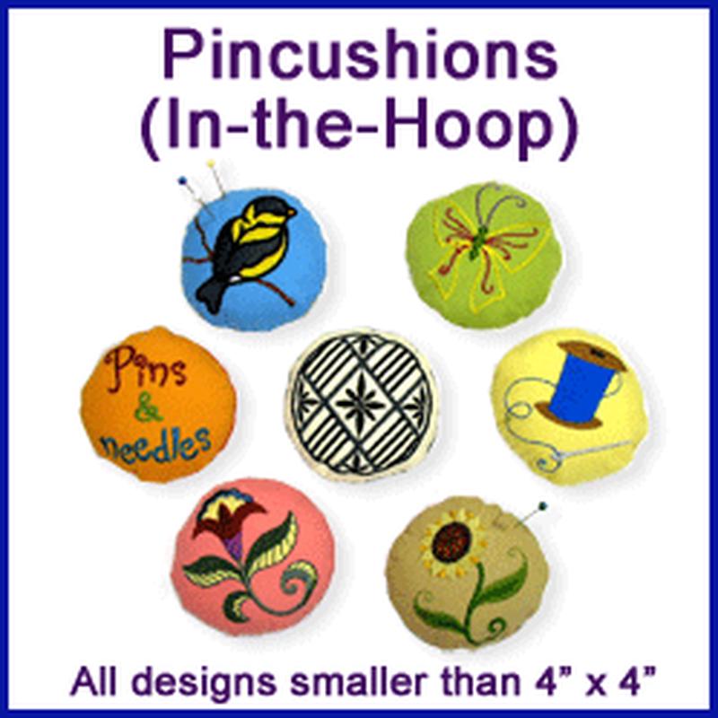 A Pincushions (In-the-Hoop) Design Pack