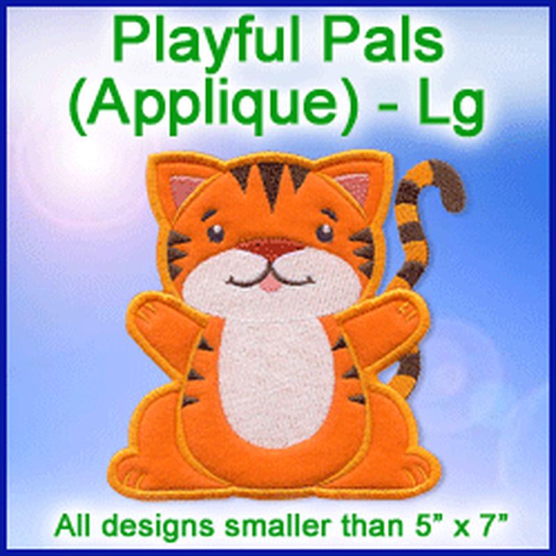 A Playful Pals (Applique) Design Pack