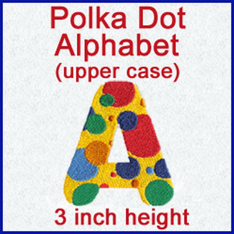 A Polka Dot Alphabet Design Pack