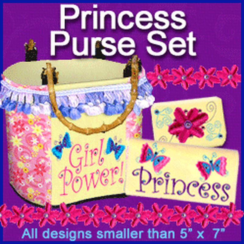 A Princess Purse Set (Crystals, Fringe) Design Pack