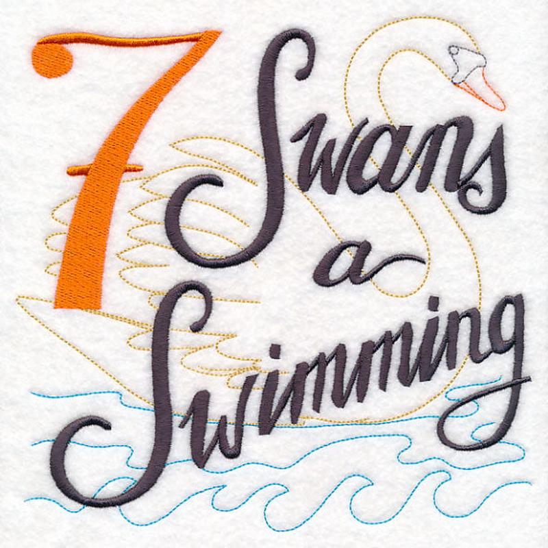 12 Days Boutique - Swans a Swimming