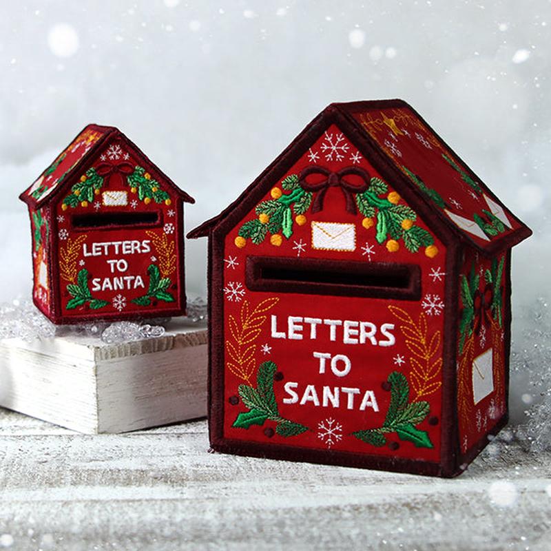 3D Christmas Mailbox (In-the-Hoop)