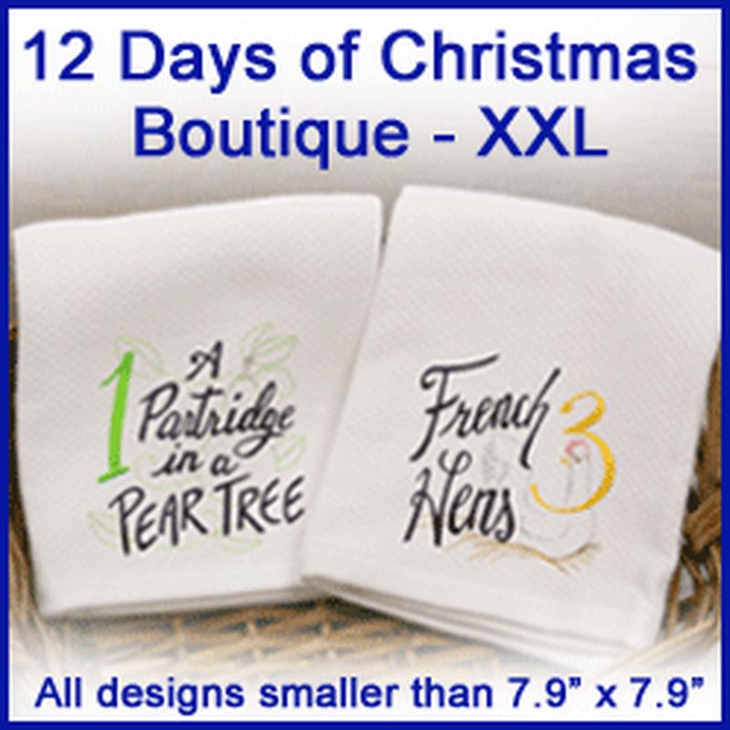 A 12 Days of Christmas Boutique Design Pack