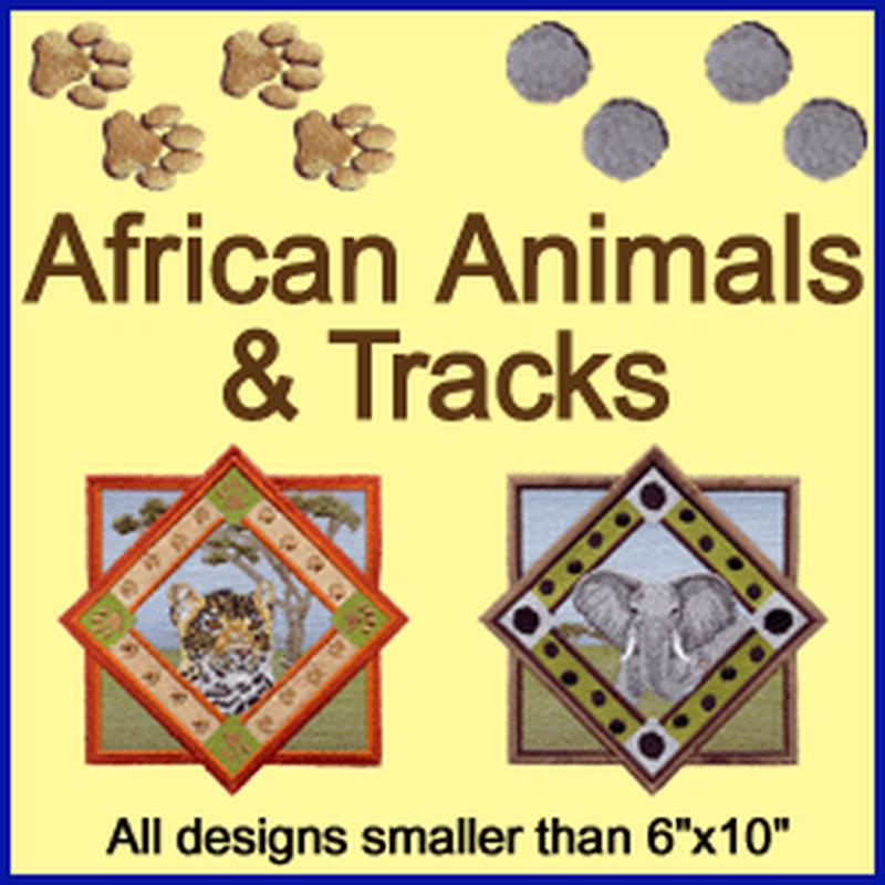 A African Animals & Tracks Design Pack