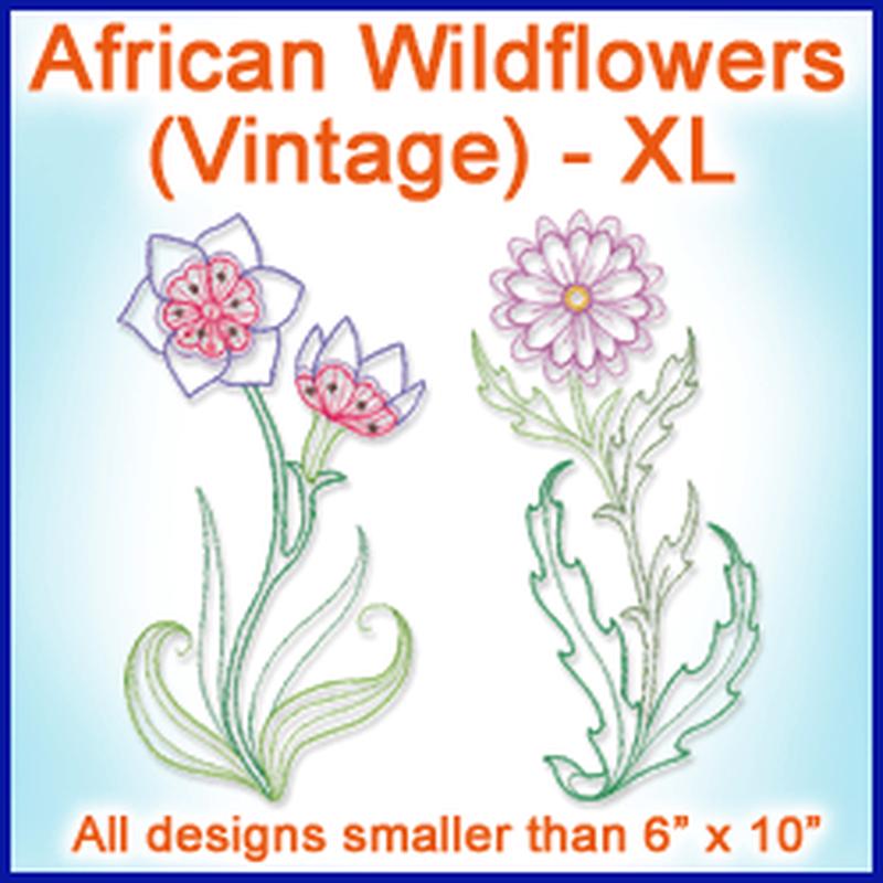 A African Wildflowers (Vintage) Design Pack
