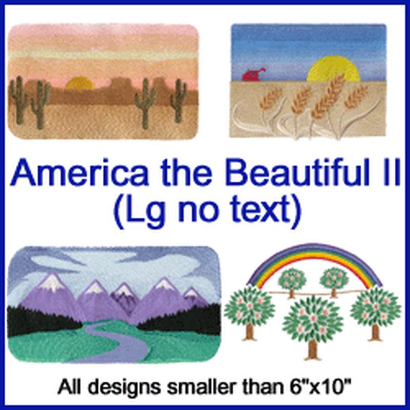 A America the Beautiful Design Pack II without text