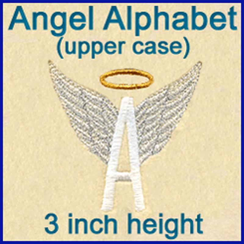 A Angel Alphabet Design Pack