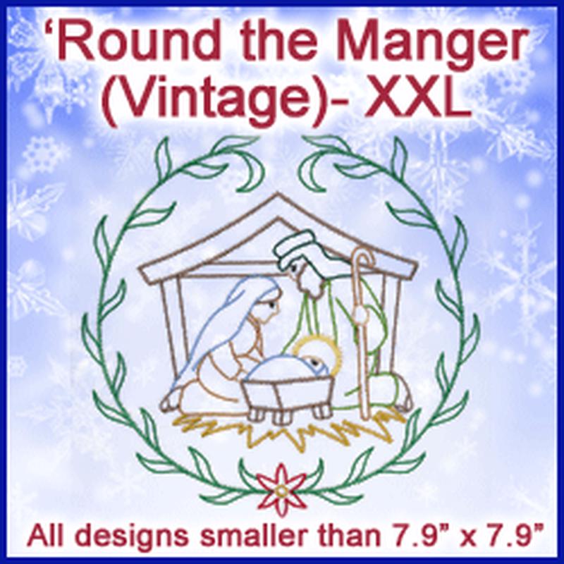 A 'Round the Manger (Vintage) Design Pack