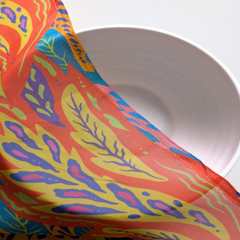 Digital Print 60 Gram VFY Georgette Fabric