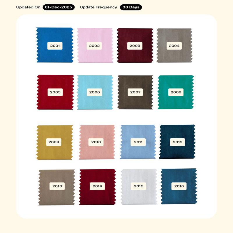 40s Cotton Poplin Bio Finish Mill Dyed Fabric 57"