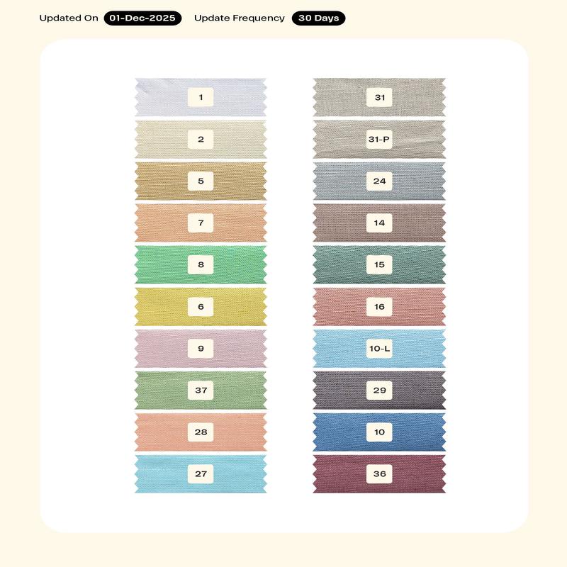 70% Cotton 30% Linen Mill Dyed Fabric 58"