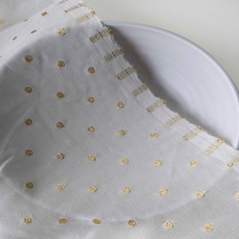 85 Gram Viscose Georgette Jacquard Fabric