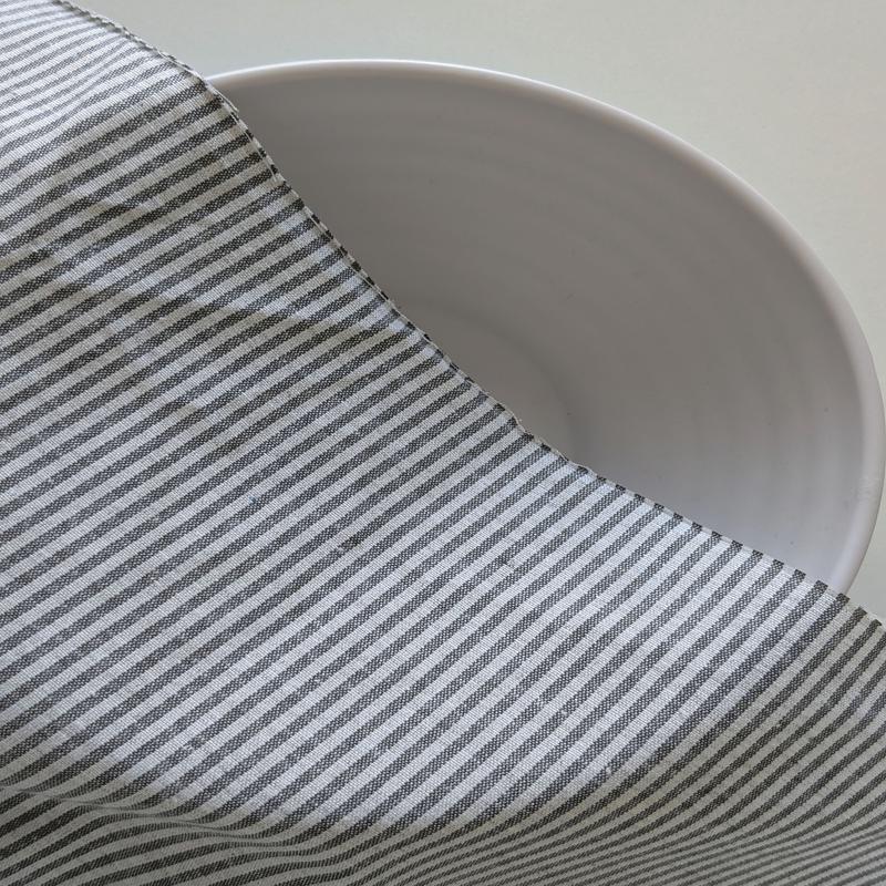 Black Stripes Blended Cotton Yarn Dyed Fabric