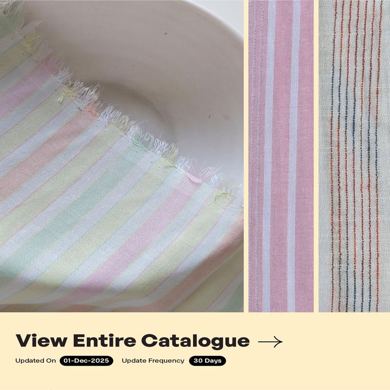 Blended Viscose Yarn Dyed Fabric 58"