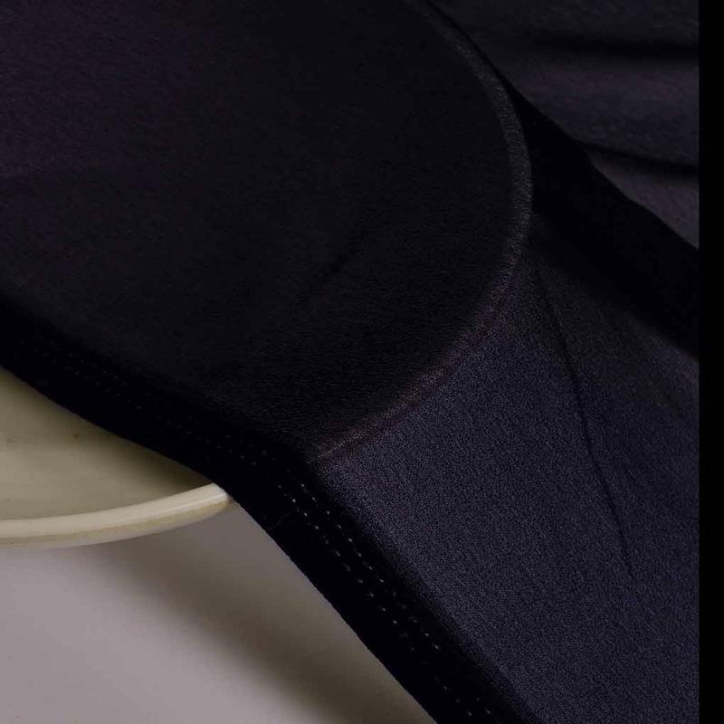 Blue Poly Blooming Faux Georgette Mill Dyed Fabric- 7.5 kg