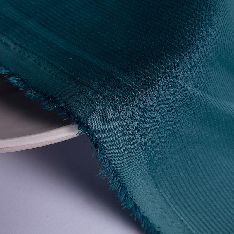 Blue Stripes Poly Satin Dobby Mill Dyed Fabric 60" - 19.5