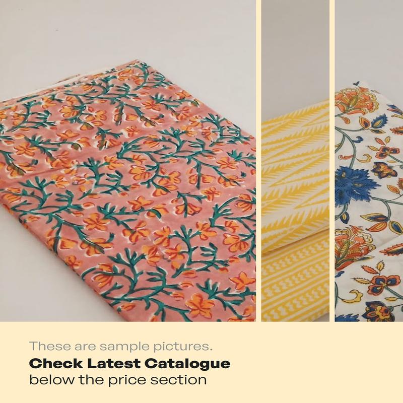 Wholesale Hand Block Printed Cotton Fabric