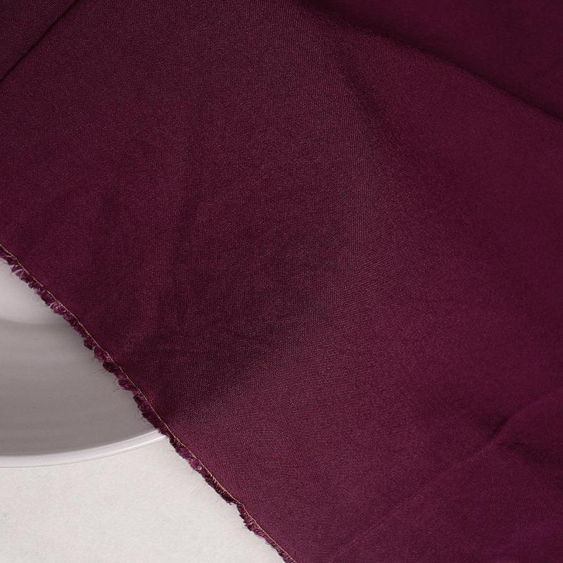 Wine 30s Liva Heavy Rayon Plain Mill Dyed Fabric 56" - 21 kg