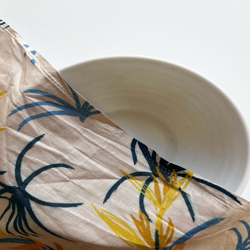 Peach Digital Print 60s (92 x 88) Cotton Slub Fabric