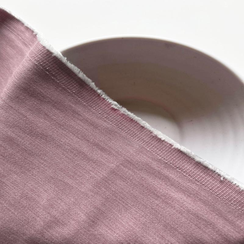 Pink Cotton Denim Lycra Yarn Dyed Fabric 57"