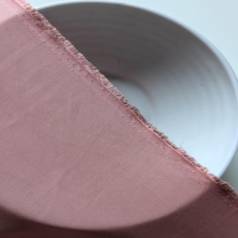 Pink LENZING Ecovero Plain Mill Dyed Fabric