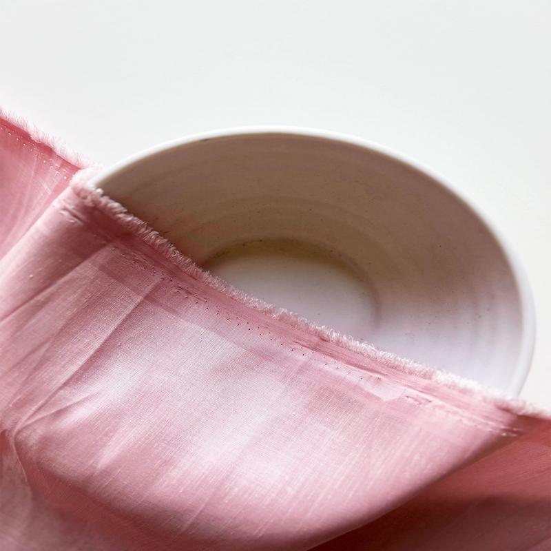 Pink Poly Silk Mill Dyed Fabric - 10 kg