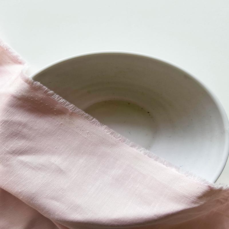 Pink Viscose Linen Satin Mill Dyed Fabric 58" - 18.5 kg