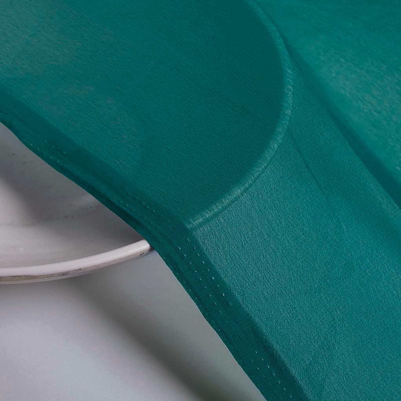 Poly Blooming Faux Georgette Mill Dyed Fabric