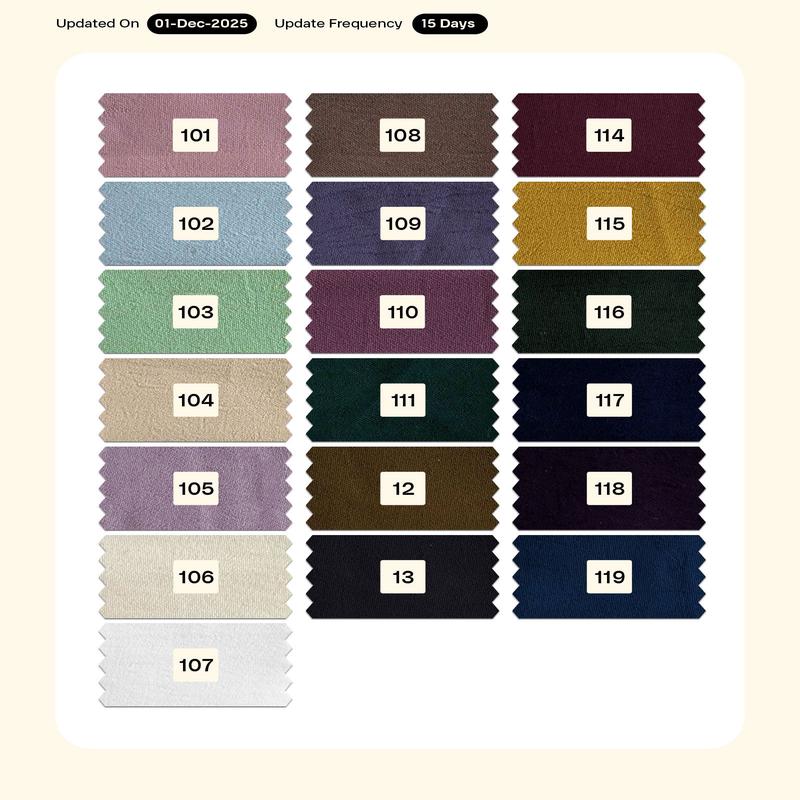 Poly Crepe Mill Dyed Fabric 58" - 19 kg