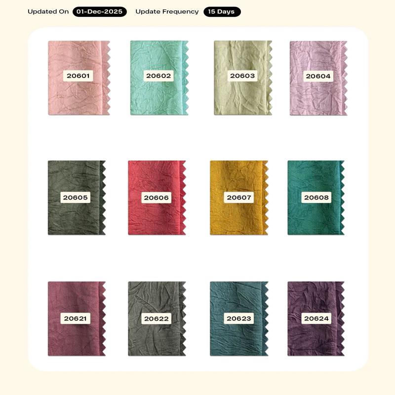 Poly Crushed Fabric - 9.5 kg