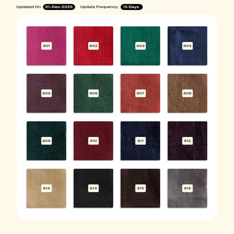 Poly Double Sided Slub Mill Dyed Fabric (Magic Slub) - 11 kg