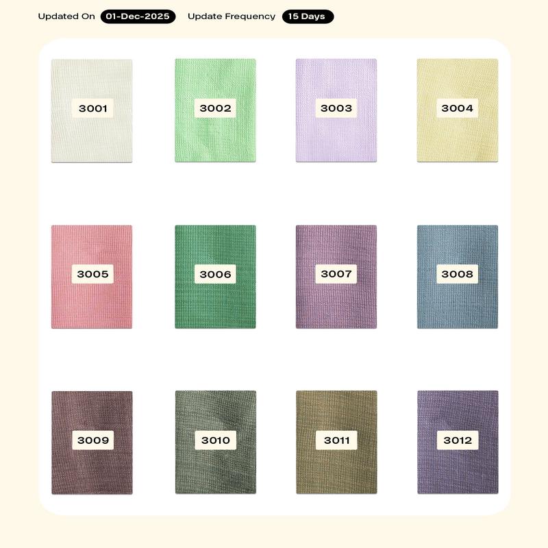 Poly Viscose Vetican Mill Dyed Fabric 58" - 15 kg