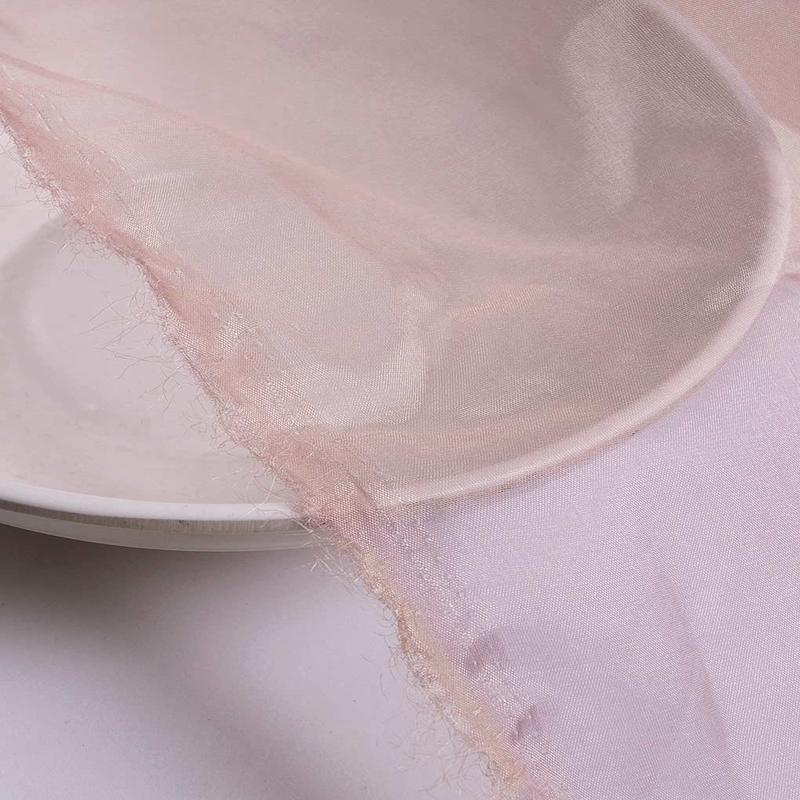 Purple Nylon Organza Mill Dyed Fabric - 4 kg