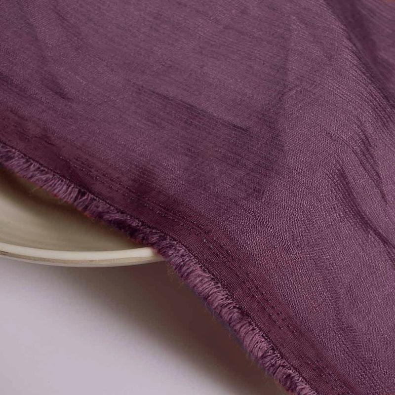 Purple Poly Viscose Vetican Mill Dyed Fabric 58" - 15 kg