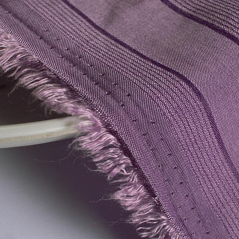 Purple Stripes Poly Dobby Mill Dyed Fabric 46" - 11.5 kg