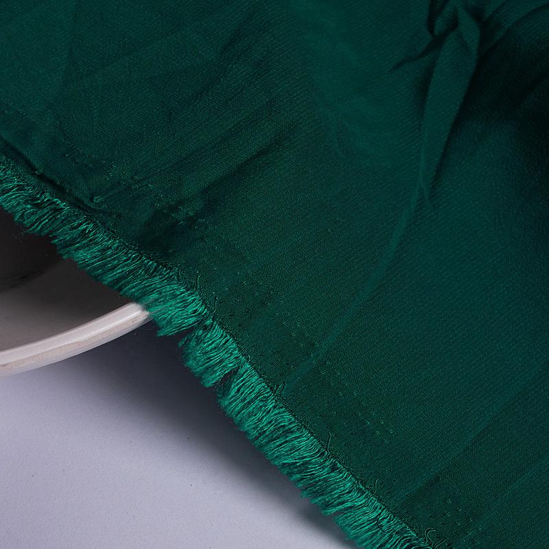 Teal Poly Crepe Mill Dyed Fabric 64" - 21 kg