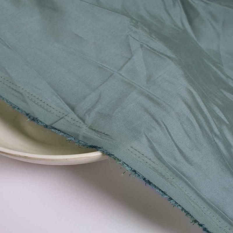 Teal Poly Viscose Mill Dyed Fabric (Roman Silk) 58" - 11 kg