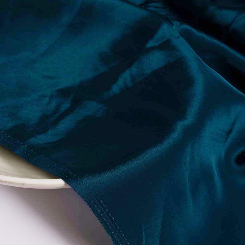 Teal Viscose Natural Crepe Mill Dyed Fabric 8 kg