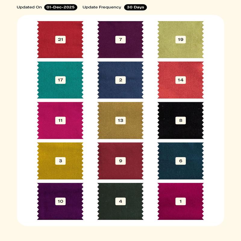 Viscose Gaji Satin Mill Dyed Fabric 56" - 20 kg