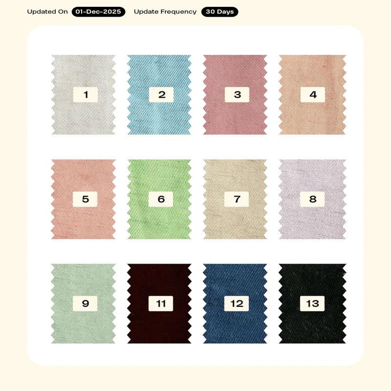 LENZING Modal Linen Twill Mill Dyed Fabric 60"