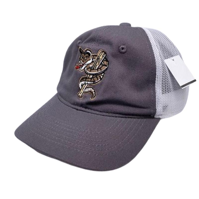 Fauxback Charcoal Garment Washed Youth Adjustable Hat