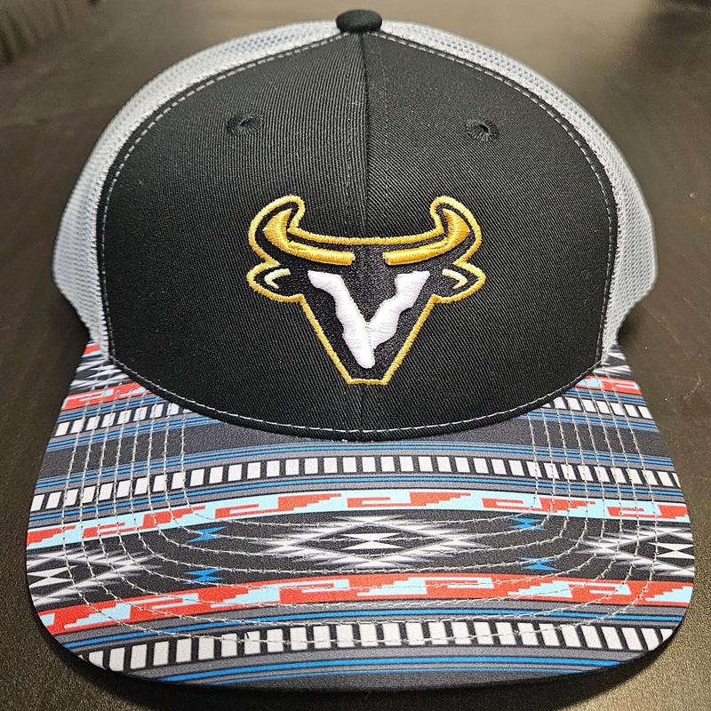 Black/Tribal Toros Snapback Hat