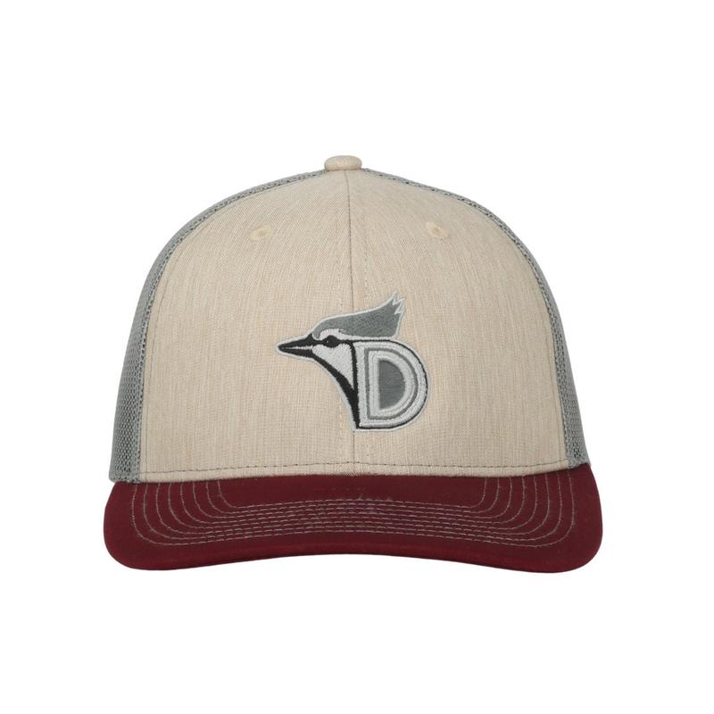 Dunedin Blue Jays Stone Maroon Snapback Trucker
