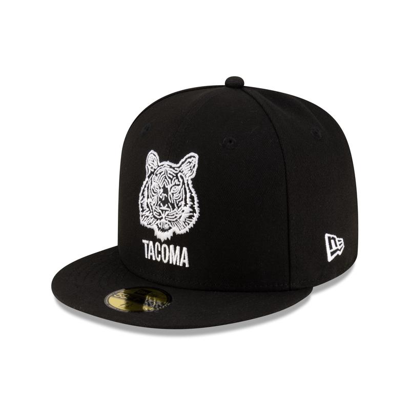 Tacoma Rainiers New Era 59Fifty Tacoma Tigers Black Cap