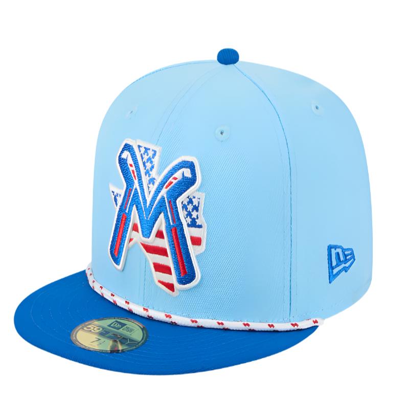 Midland RockHounds 2025 New Era Fourth of July 59FIFTY Fitted Cap